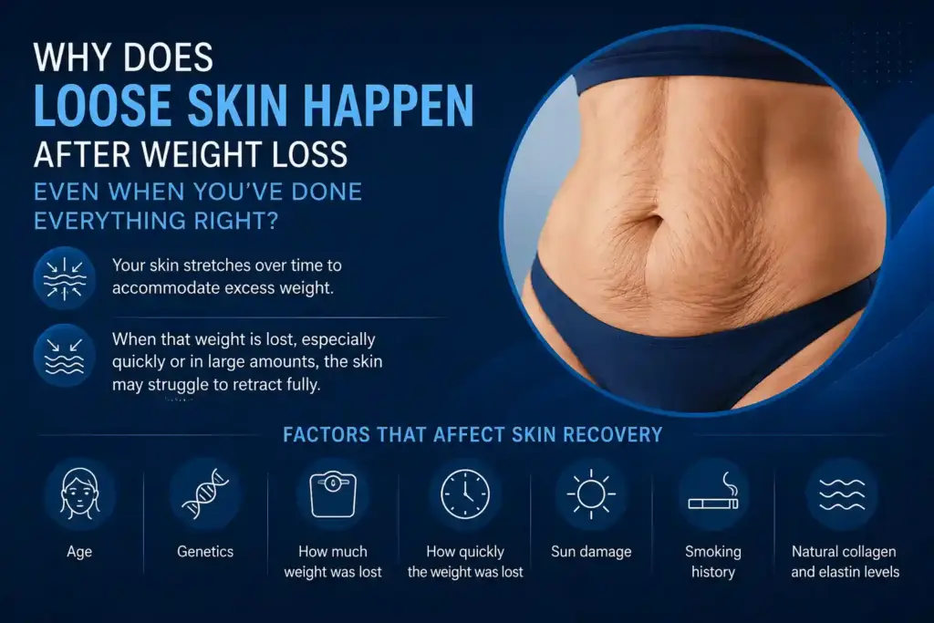 Why Does Loose Skin Happen After Weight Loss Even When You’ve Done Everything Right Chester?