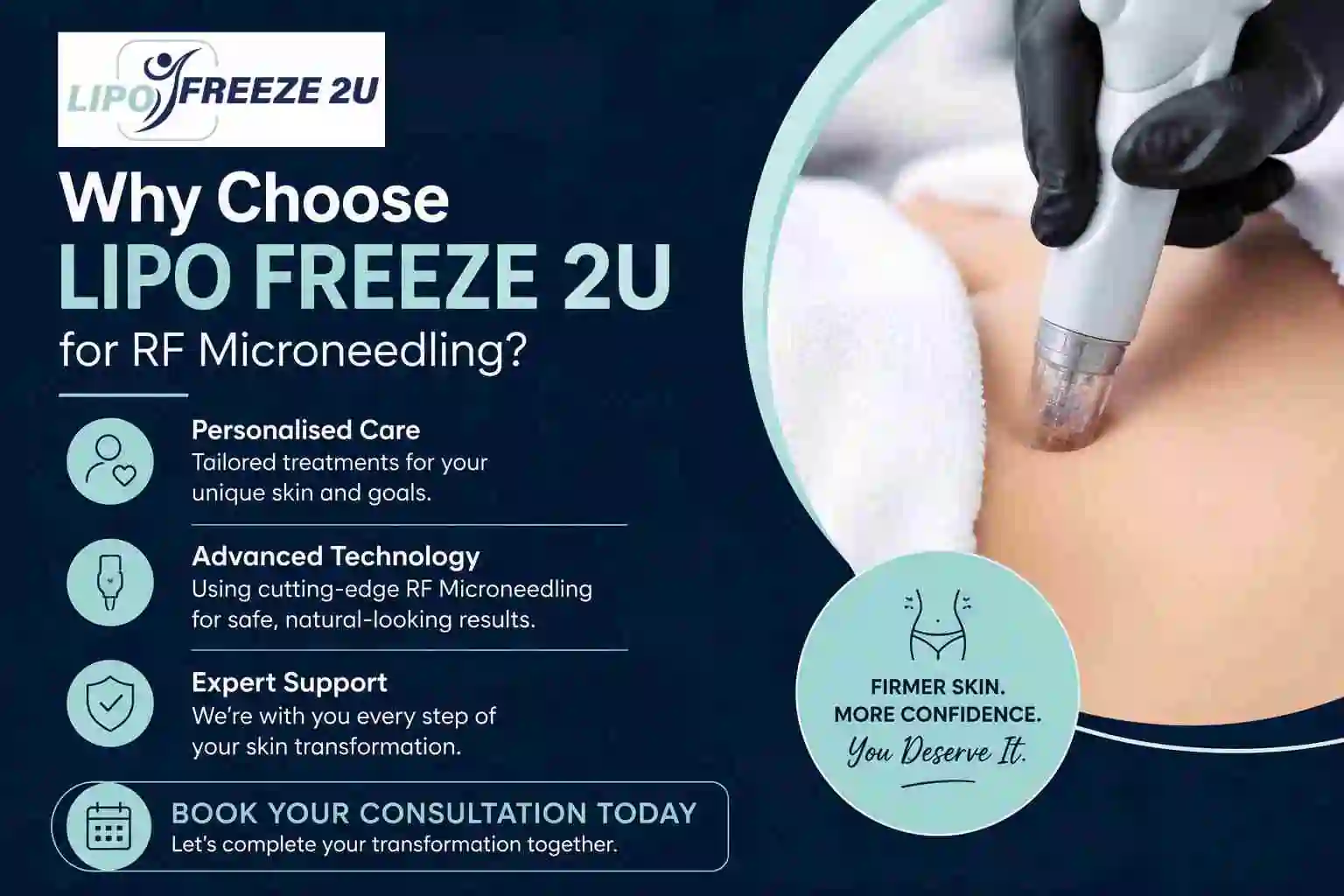 Why Choose LIPO FREEZE 2U for RF Microneedling Chester?